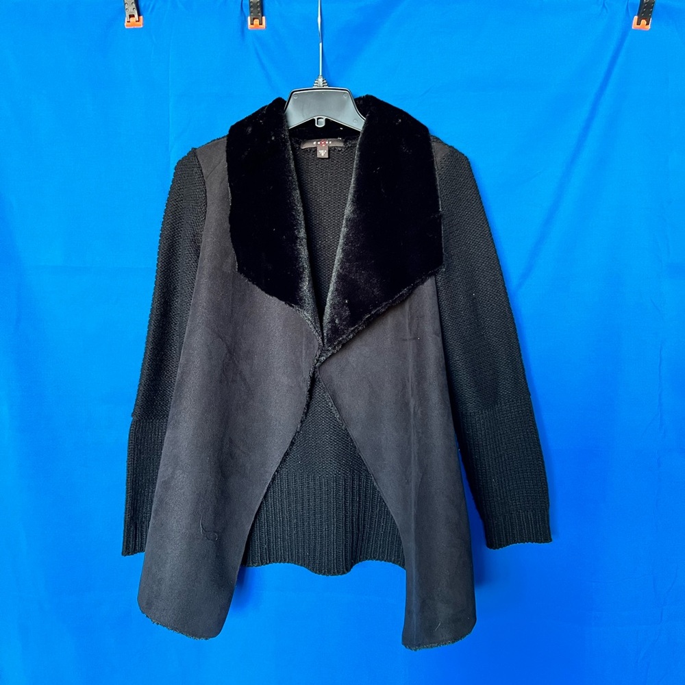 Faux fur Sweater Jacket